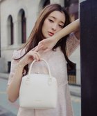 【トッカ/TOCCA】のECLAT CARRE LEATHERBAG レザーバッグ アイボリー系|ID: prp329100004716946 ipo3291000000036010167