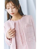 【トッカ/TOCCA】の【消臭】MIST TWEED ジャケット ピンク系5|ID: prp329100004716948 ipo3291000000035801366