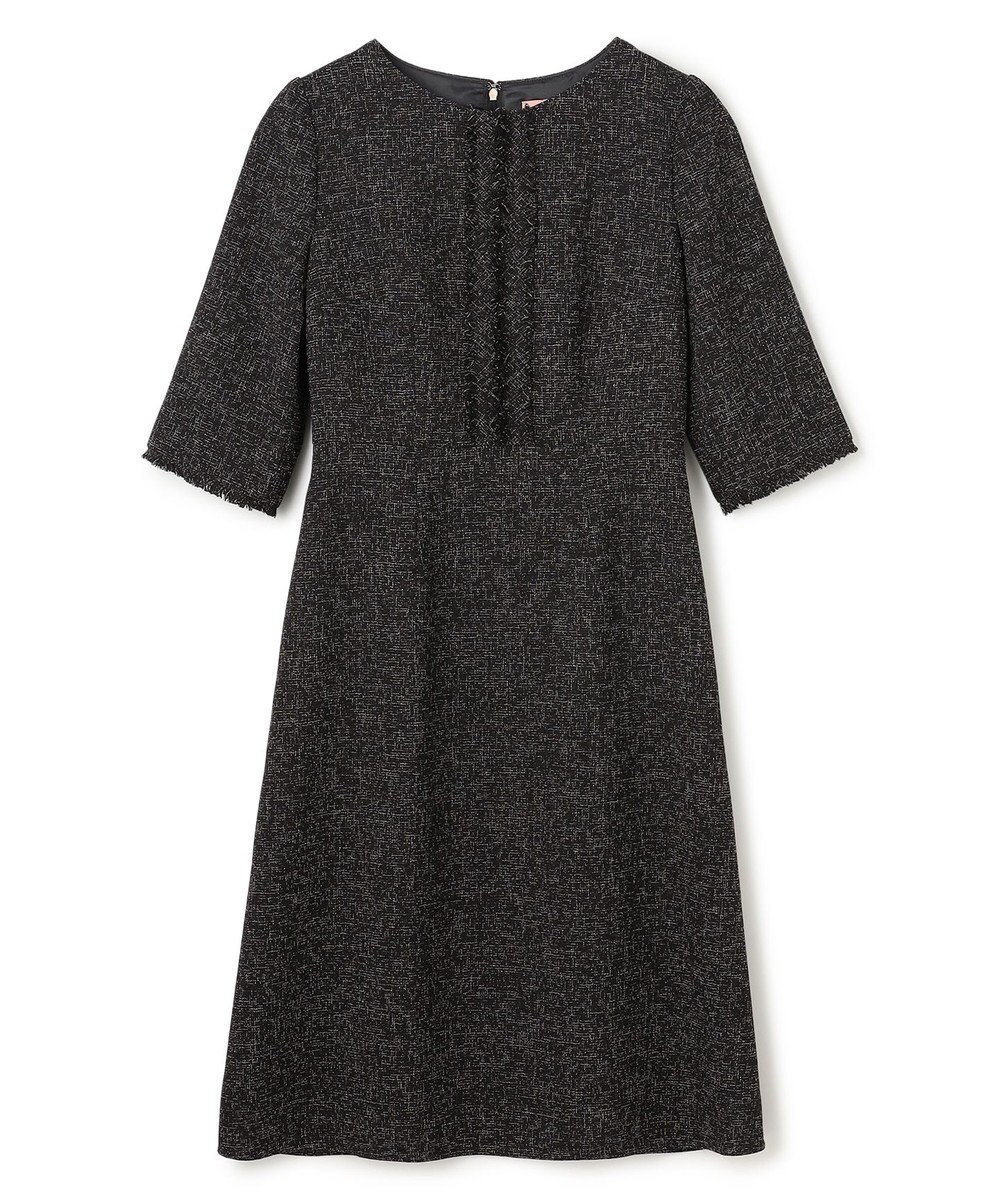 【トッカ/TOCCA】の【洗える・消臭】MIST TWEED ドレス インテリア・キッズ・メンズ・レディースファッション・服の通販 founy(ファニー) 　ファッション　Fashion　レディースファッション　Fashion for Women　ワンピース　Dresses　フォーマル・パーティードレス・結婚式用ドレス　Elegant & Casual Dresses　オケージョン　Occasion Wear　洗える　Machine Washable　ジャケット　Jacket, Outerwear　セットアップ　Set-Up, Coordinated Outfit　ツイード　Twill, Twill Weave　ドレス　Dress, One-Piece　フォーマル　Formal, Dressy　フリンジ　Fringe, Tassel　A/W・秋冬　Autumn/Winter　冬　Winter / This Winter　S/S・春夏　SS, Spring/Summer, Warm Season　新作・新入荷　New Arrivals / New In　夏　Summer　セレモニー　Ceremony　ビジネス 仕事 通勤　Business / Work / Commuting　2025年　2025　2025-2026秋冬・A/W　Autumn/Winter 2025–26 AW25–26　ブラック系5|ID: prp329100004716951 ipo3291000000034080704