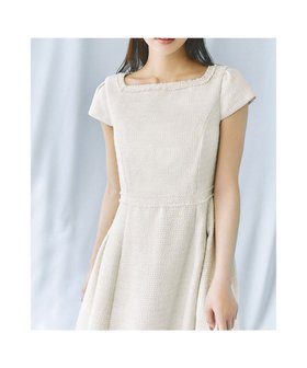 【トッカ/TOCCA】 【洗える・消臭】FALLING STAR ドレス人気、トレンドファッション・服の通販 founy(ファニー) ファッション Fashion レディースファッション Fashion for Women ワンピース Dresses フォーマル・パーティードレス・結婚式用ドレス Elegant & Casual Dresses 洗える Machine Washable スクエア Square, Square Shape ツイード Twill, Twill Weave デコルテ Décolleté, Neckline ドレス Dress, One-Piece バランス Balance, Style Balance フィット Fit, Slim Fit フェイス Face, Facial Design フェミニン Feminine, Girly フォーマル Formal, Dressy フリンジ Fringe, Tassel フレア Flare, Flared A/W・秋冬 Autumn/Winter 冬 Winter / This Winter S/S・春夏 SS, Spring/Summer, Warm Season 新作・新入荷 New Arrivals / New In 夏 Summer エレガント 上品 Elegant 2025年 2025 2025-2026秋冬・A/W Autumn/Winter 2025–26 AW25–26 |ID:prp329100004716952