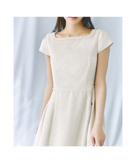 【トッカ/TOCCA】 【洗える・消臭】FALLING STAR ドレス人気、トレンドファッション・服の通販 founy(ファニー) ファッション Fashion レディースファッション Fashion for Women ワンピース Dresses フォーマル・パーティードレス・結婚式用ドレス Elegant & Casual Dresses 洗える Machine Washable スクエア Square, Square Shape ツイード Twill, Twill Weave デコルテ Décolleté, Neckline ドレス Dress, One-Piece バランス Balance, Style Balance フィット Fit, Slim Fit フェイス Face, Facial Design フェミニン Feminine, Girly フォーマル Formal, Dressy フリンジ Fringe, Tassel フレア Flare, Flared A/W・秋冬 Autumn/Winter 冬 Winter / This Winter S/S・春夏 SS, Spring/Summer, Warm Season 夏 Summer エレガント 上品 Elegant 2025年 2025 2025-2026秋冬・A/W Autumn/Winter 2025–26 AW25–26 |ID:prp329100004716952