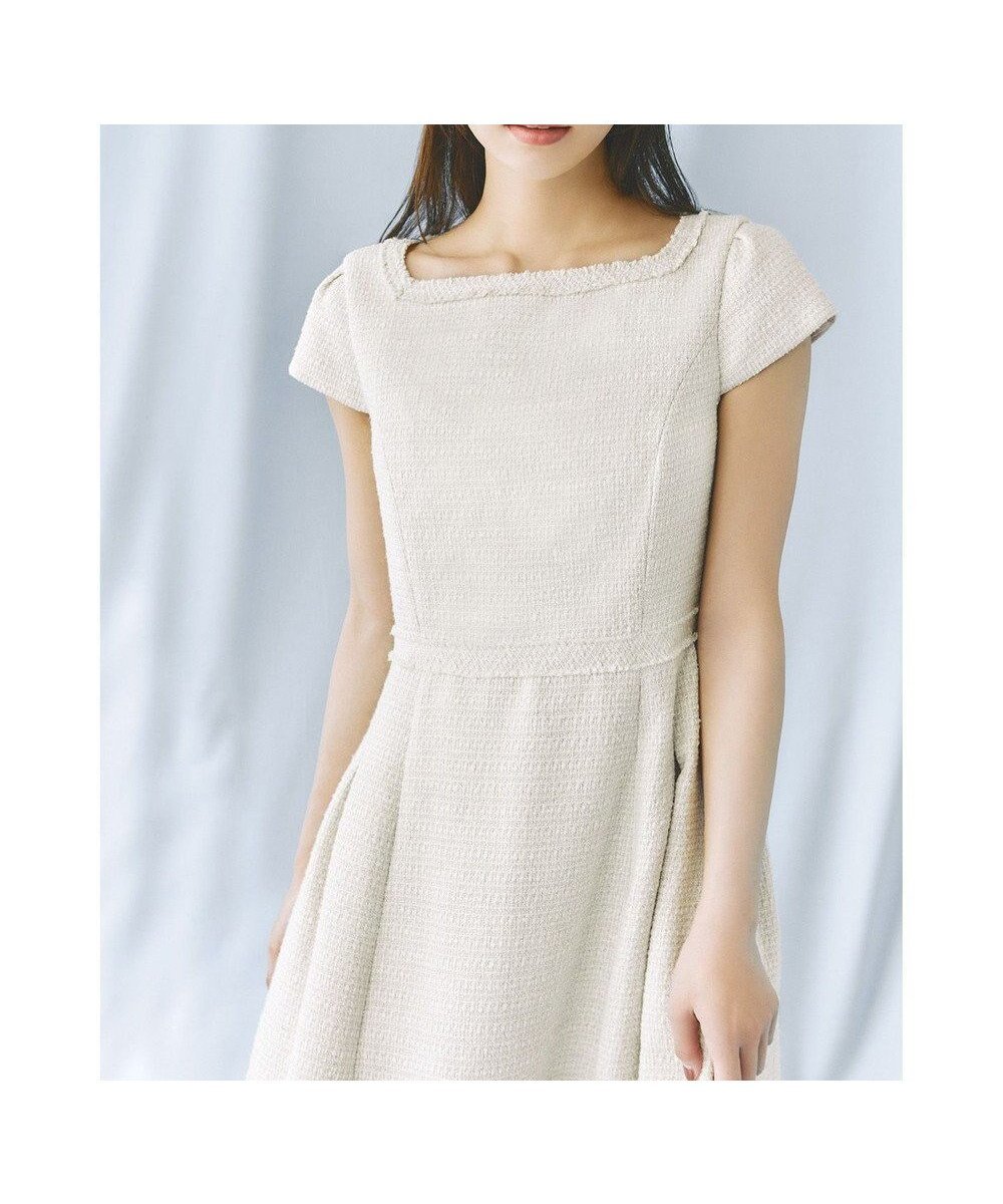 【トッカ/TOCCA】の【消臭】FALLING STAR ドレス インテリア・キッズ・メンズ・レディースファッション・服の通販 founy(ファニー) ファッション Fashion レディースファッション Fashion for Women ワンピース Dresses フォーマル・パーティードレス・結婚式用ドレス Elegant & Casual Dresses スクエア Square, Square Shape ツイード Twill, Twill Weave デコルテ Décolleté, Neckline ドレス Dress, One-Piece バランス Balance, Style Balance フィット Fit, Slim Fit フェイス Face, Facial Design フェミニン Feminine, Girly フォーマル Formal, Dressy フリンジ Fringe, Tassel フレア Flare, Flared A/W・秋冬 Autumn/Winter 冬 Winter / This Winter S/S・春夏 SS, Spring/Summer, Warm Season 夏 Summer エレガント 上品 Elegant 2025年 2025 2025-2026秋冬・A/W Autumn/Winter 2025–26 AW25–26 アイボリー系5|ID: prp329100004716952 ipo3291000000035723695