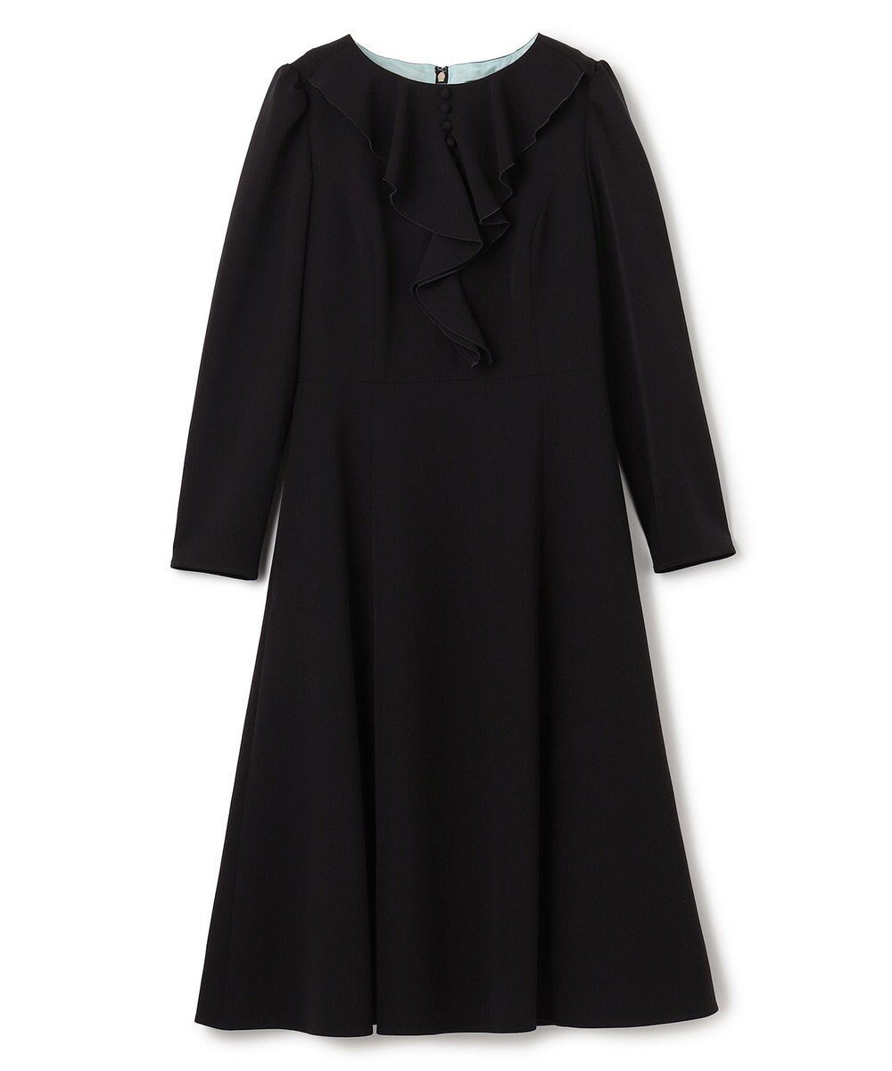 【トッカ/TOCCA】の【洗える・消臭】FRILL BLOOM ドレス インテリア・キッズ・メンズ・レディースファッション・服の通販 founy(ファニー) 　ファッション　Fashion　レディースファッション　Fashion for Women　ワンピース　Dresses　フォーマル・パーティードレス・結婚式用ドレス　Elegant & Casual Dresses　新作・新入荷　New Arrivals / New In　2025年　2025　2025-2026秋冬・A/W　Autumn/Winter 2025–26 AW25–26　冬　Winter / This Winter　エレガント 上品　Elegant　シンプル　Simple, Minimal　ストレッチ　Stretch, Stretchy Fabric　ドレス　Dress, One-Piece　ドレープ　Drape, Draping Fabric　バランス　Balance, Style Balance　フェミニン　Feminine, Girly　フリル　Frill, Ruffle　フレア　Flare, Flared　ロング　Long, Long-Length　夏　Summer　S/S・春夏　SS, Spring/Summer, Warm Season　洗える　Machine Washable　A/W・秋冬　Autumn/Winter　ネイビー系|ID: prp329100004716954 ipo3291000000034080714