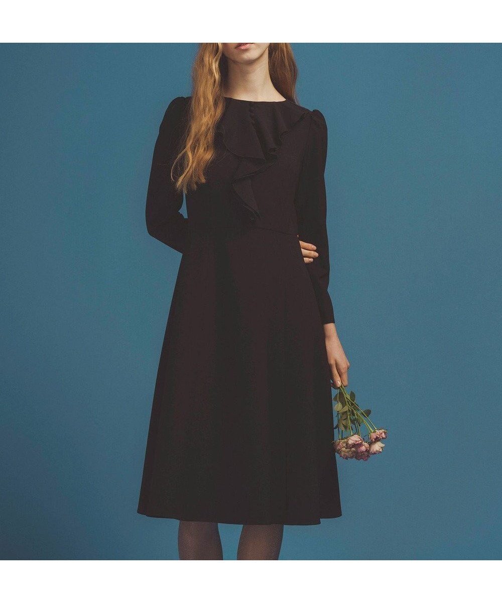 【トッカ/TOCCA】の【消臭】FRILL BLOOM ドレス インテリア・キッズ・メンズ・レディースファッション・服の通販 founy(ファニー) 　ファッション　Fashion　レディースファッション　Fashion for Women　ワンピース　Dresses　フォーマル・パーティードレス・結婚式用ドレス　Elegant & Casual Dresses　2025年　2025　2025-2026秋冬・A/W　Autumn/Winter 2025–26 AW25–26　冬　Winter / This Winter　エレガント 上品　Elegant　シンプル　Simple, Minimal　ストレッチ　Stretch, Stretchy Fabric　ドレス　Dress, One-Piece　ドレープ　Drape, Draping Fabric　バランス　Balance, Style Balance　フェミニン　Feminine, Girly　フリル　Frill, Ruffle　フレア　Flare, Flared　ロング　Long, Long-Length　夏　Summer　S/S・春夏　SS, Spring/Summer, Warm Season　A/W・秋冬　Autumn/Winter　ネイビー系|ID: prp329100004716954 ipo3291000000035634890