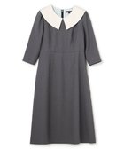 【トッカ/TOCCA】の【00サイズあり・洗える・消臭・UVケア】FLYING SAUCER 七分丈ドレス グレー系|ID:prp329100004716955