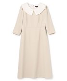 【トッカ/TOCCA】の【00サイズあり・洗える・消臭・UVケア】FLYING SAUCER 七分丈ドレス ベージュ系|ID:prp329100004716955