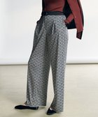 【アイシービー/iCB】の【30th ANNIVERSARY】 モノグラムプリントスムース ワイドパンツ オフホワイト×ブラック系|ID: prp329100004716957 ipo3291000000034080724