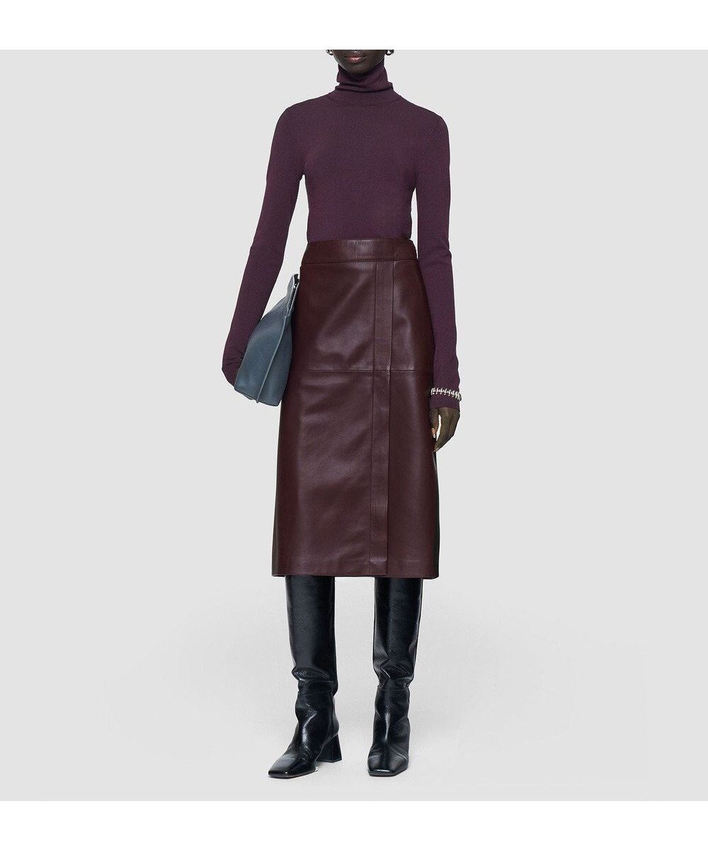 【ジョゼフ/JOSEPH】のナッパレザーセーヴル スカート 人気、トレンドファッション・服の通販 founy(ファニー) 　ファッション　Fashion　レディースファッション　Fashion for Women　スカート　Skirts　スリット　Slit, Slit Detail　フロント　Front, Front Design　ラップ　Wrap, Wrap Design　A/W・秋冬　Autumn/Winter　 other-1|ID: prp329100004716958 ipo3291000000034080726