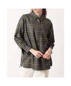 【ダックス/DAKS】のチェック ドローストリングオーバーシャツ 人気、トレンドファッション・服の通販 founy(ファニー) ファッション Fashion レディースファッション Fashion for Women トップス・カットソー Cut & Sew Tops シャツ・ブラウス・オフィスカジュアル Elegant Blouses & Button-Ups なめらか Smooth, Silky Texture シンプル Simple, Minimal チェック Check, Plaid, Tartan エレガント 上品 Elegant 夏 Summer 定番 Standard, Basic Item S/S・春夏 SS, Spring/Summer, Warm Season A/W・秋冬 Autumn/Winter thumbnail グリーン|ID: prp329100004716976 ipo3291000000034080768