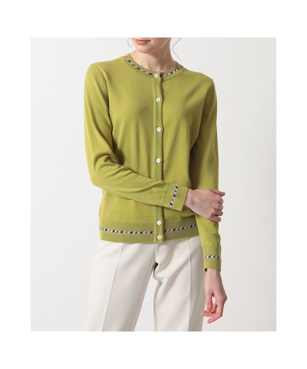 【ダックス/DAKS】のスーパーファインメリノウール チェックカーディガン インテリア・キッズ・メンズ・レディースファッション・服の通販 founy(ファニー) ファッション Fashion レディースファッション Fashion for Women トップス・カットソー Cut & Sew Tops カーディガン・羽織り Layered Style Cardigans カーディガン Cardigan, Knitwear チェック Check, Plaid, Tartan パターン Pattern, Design Print ベーシック Basic, Essential エレガント 上品 Elegant 今季 This Season, Current Season 夏 Summer S/S・春夏 SS, Spring/Summer, Warm Season A/W・秋冬 Autumn/Winter グリーン|ID: prp329100004716979 ipo3291000000034080772