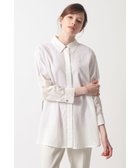 【ダックス/DAKS】のバックドローストリング コットンシャツ 人気、トレンドファッション・服の通販 founy(ファニー) ファッション Fashion レディースファッション Fashion for Women トップス・カットソー Cut & Sew Tops シャツ・ブラウス・オフィスカジュアル Elegant Blouses & Button-Ups エレガント 上品 Elegant チェック Check, Plaid, Tartan ドローストリング Drawstring, Pull Cord フロント Front, Front Design ベーシック Basic, Essential 夏 Summer S/S・春夏 SS, Spring/Summer, Warm Season A/W・秋冬 Autumn/Winter thumbnail ホワイト|ID: prp329100004716988 ipo3291000000034080805