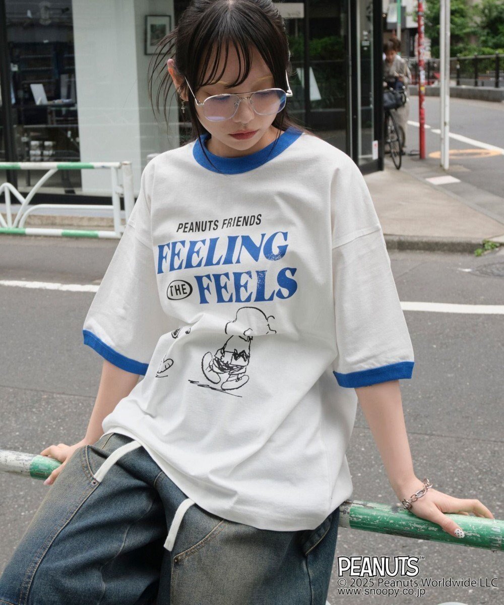 【ウィゴー/WEGO】の【ユニセックス着用ITEM/MLサイズ展開】別注PEANUTSプリントT(SS) インテリア・キッズ・メンズ・レディースファッション・服の通販 founy(ファニー) ファッション Fashion レディースファッション Fashion for Women トップス・カットソー Cut & Sew Tops シャツ・ブラウス・オフィスカジュアル Elegant Blouses & Button-Ups ロングTシャツ・Tシャツ Longline T-Shirts & Tees カットソー・ベーシックTシャツ Cut-and-Sewn Tops / Stretch Tees & Basics 春 Spring カットソー Cut and Sewn Top カーゴパンツ Cargo Pants, Utility Pants キャップ Cap, Baseball Cap キャラクター Character, Licensed Characters グラフィック Graphic, Graphic Design スマホ Smartphone, Mobile Device デニム Denim, Jeans Material ハーフ Half, Half-Length ビッグ Big, Oversized プリント Print, Printed Pattern 別注 Limited Edition, Custom Order 半袖 Short Sleeve, Half Sleeve ルーズ Loose, Oversized S/S・春夏 SS, Spring/Summer, Warm Season おすすめ Recommended / Our Picks 犬 Dog 夏 Summer ホワイト|ID: prp329100004716991 ipo3291000000034080815