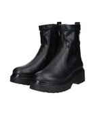 【インター ショシュール/INTER-CHAUSSURES】の【BUSSOLA】晴雨兼用ストレッチショートブーツ ブラック|ID: prp329100004718014 ipo3291000000034091694