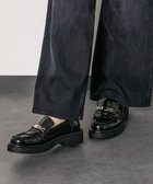 【ブリジット バーキン/Bridget Birkin】の【Round About】チェーンビットタッセルローファー 人気、トレンドファッション・服の通販 founy(ファニー) ファッション Fashion レディースファッション Fashion for Women シューズ Shoes, Footwear タッセル Tassel, Fringe チェーン Chain, Chain Strap ドレス Dress, One-Piece ビジネス 仕事 通勤 Business / Work / Commuting thumbnail ブラックエナメル|ID: prp329100004718015 ipo3291000000034516103