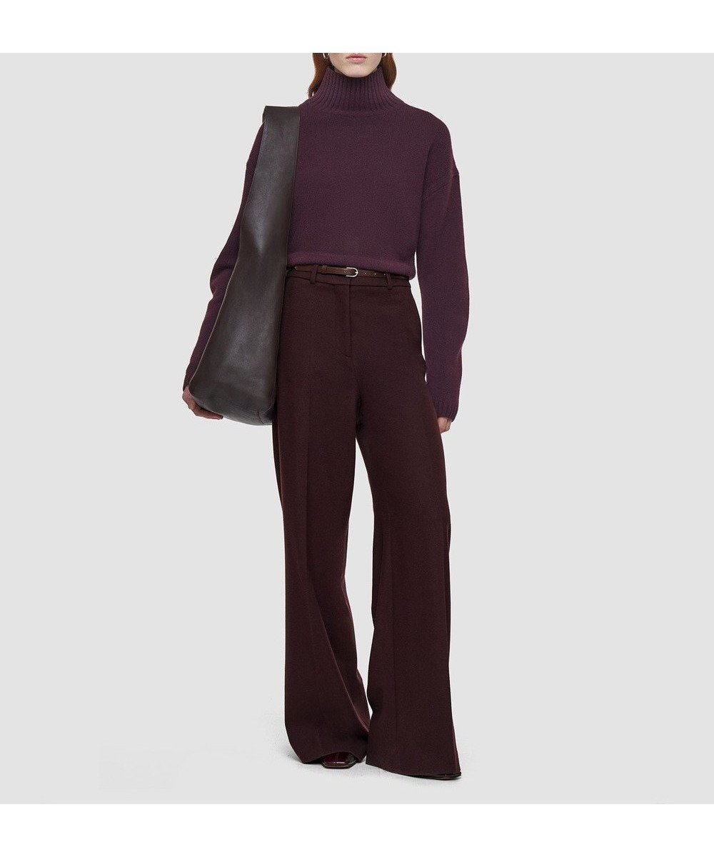 【ジョゼフ/JOSEPH】のフランネルストレッチ トラウザーズ 人気、トレンドファッション・服の通販 founy(ファニー) 　ファッション　Fashion　レディースファッション　Fashion for Women　パンツ　Pants & Trousers　なめらか　Smooth, Silky Texture　ストレッチ　Stretch, Stretchy Fabric　センター　Center, Center Line　ハイライズ　High Rise, High Waist　フロント　Front, Front Design　ポケット　Pocket, Pocket Detail　リラックス　Relax, Relaxed Fit　ワイド　Wide, Wide Fit　A/W・秋冬　Autumn/Winter　 other-1|ID: prp329100004718017 ipo3291000000034091702