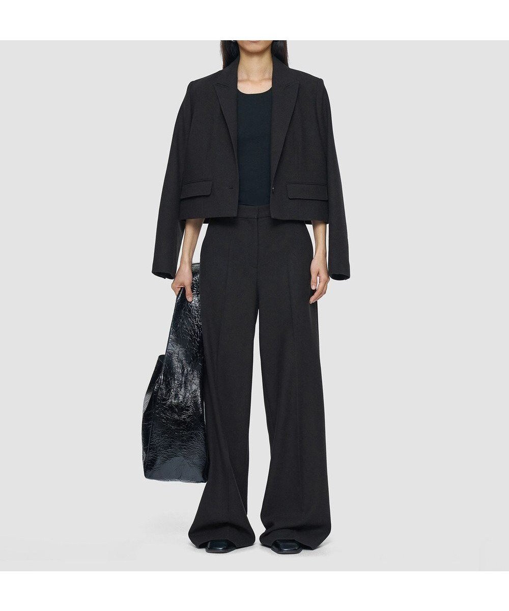 【ジョゼフ/JOSEPH】のフランネルストレッチ トラウザーズ インテリア・キッズ・メンズ・レディースファッション・服の通販 founy(ファニー) 　ファッション　Fashion　レディースファッション　Fashion for Women　パンツ　Pants & Trousers　なめらか　Smooth, Silky Texture　ストレッチ　Stretch, Stretchy Fabric　センター　Center, Center Line　ハイライズ　High Rise, High Waist　フロント　Front, Front Design　ポケット　Pocket, Pocket Detail　リラックス　Relax, Relaxed Fit　ワイド　Wide, Wide Fit　A/W・秋冬　Autumn/Winter　Dark smoke|ID: prp329100004718017 ipo3291000000034091704