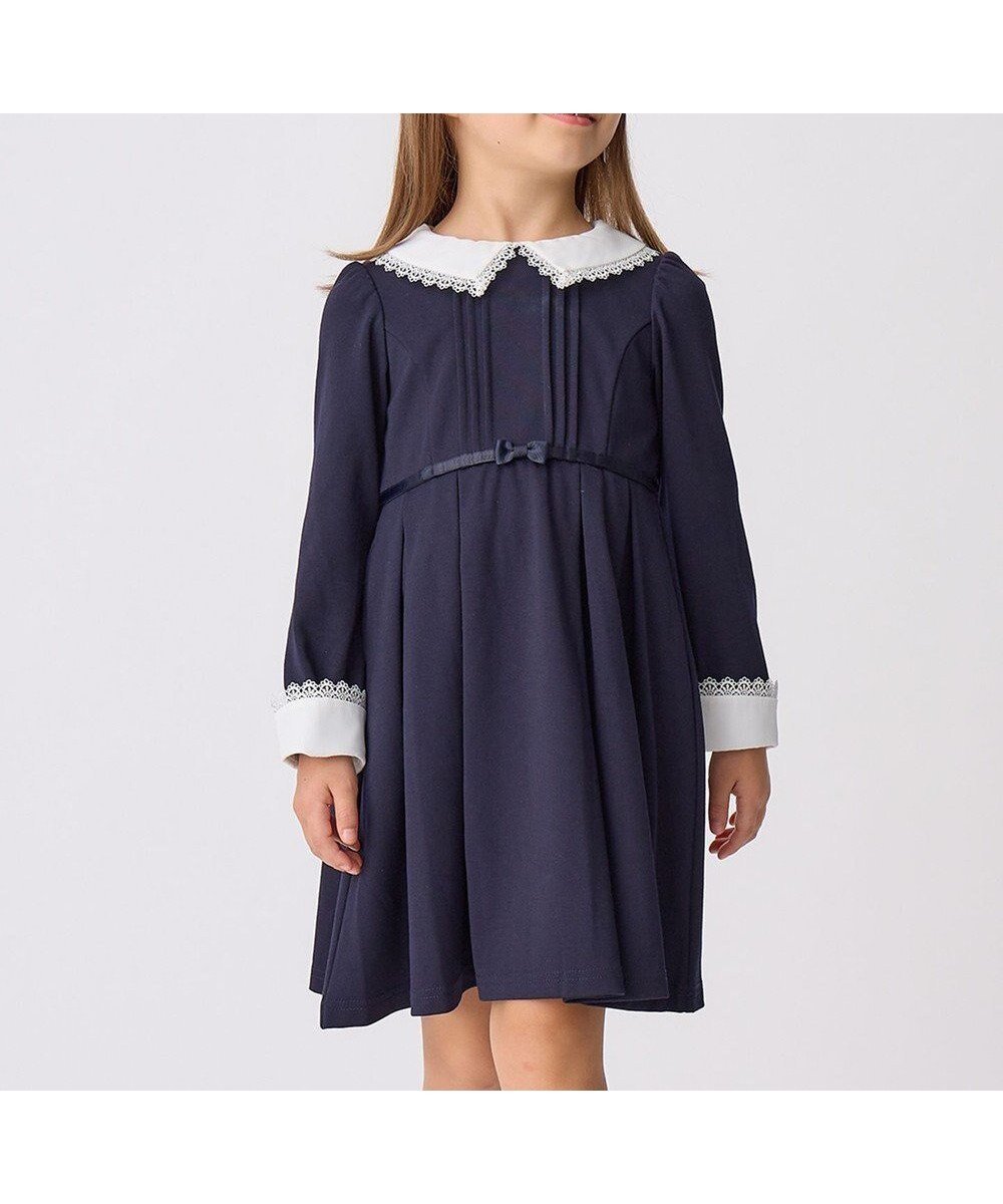 【エニィ/ANY / KIDS】のレース付き きちんと ワンピース 人気、トレンドファッション・服の通販 founy(ファニー) 　ファッション　Fashion　キッズファッション　Fashion for Kids　ワンピース　Dresses　シンプル　Simple, Minimal　ポケット　Pocket, Pocket Detail　レース　Lace, Lace Fabric　エレガント 上品　Elegant　洗える　Machine Washable　A/W・秋冬　Autumn/Winter　 other-1|ID: prp329100004718048 ipo3291000000034091766