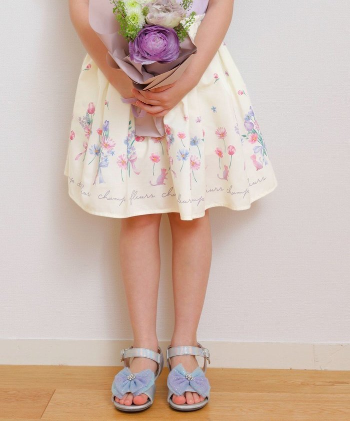 【エニィ/ANY / KIDS】のフラワー ブーケ プリント スカパン インテリア・キッズ・メンズ・レディースファッション・服の通販 founy(ファニー) https://founy.com/ ファッション Fashion キッズファッション Fashion for Kids ボトムス Bottoms おすすめ Recommended / Our Picks インナー Innerwear セットアップ Set-Up, Coordinated Outfit フラワー Flower, Floral プリント Print, Printed Pattern ポケット Pocket, Pocket Detail エレガント 上品 Elegant 夏 Summer 春 Spring S/S・春夏 SS, Spring/Summer, Warm Season |ID: prp329100004718051 ipo3291000000034091781