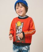 【アミアミ/AmiAmi / KIDS】の【洗濯機可/UNISEX】紳士のフレブルプルオーバー85cm～130cm オレンジ|ID: prp329100004718059 ipo3291000000034091804