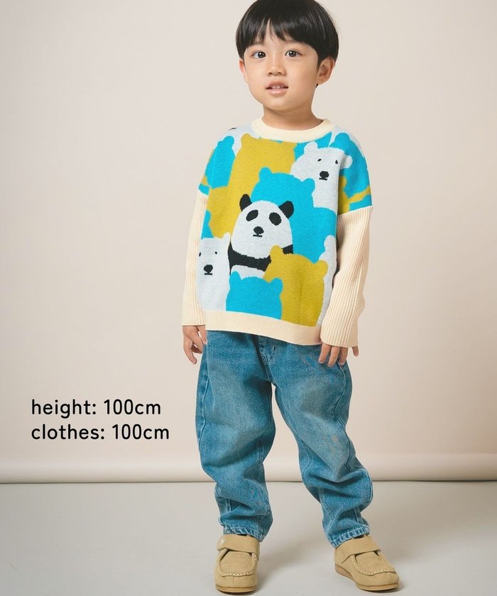 【アミアミ/AmiAmi / KIDS】の【洗濯機可/UNISEX】オンリーワンプルオーバー145cm インテリア・キッズ・メンズ・レディースファッション・服の通販 founy(ファニー) https://founy.com/ ファッション Fashion キッズファッション Fashion for Kids トップス・カットソー Cut & Sew Tops 洗える Machine Washable ショルダー Shoulder, Shoulder Strap セーター Sweater, Knitwear ドロップ Drop Shoulder, Dropped Style ブロック Block, Solid Block Pattern ユニセックス Unisex, Genderless ワイド Wide, Wide Fit A/W・秋冬 Autumn/Winter S/S・春夏 SS, Spring/Summer, Warm Season 新作・新入荷 New Arrivals / New In 夏 Summer |ID: prp329100004718066 ipo3291000000034091824
