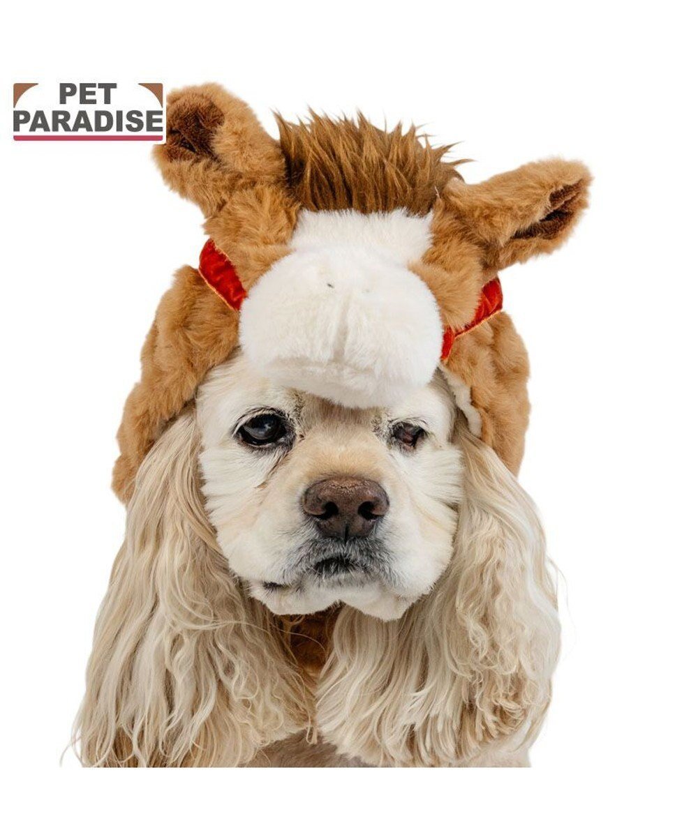 【ペットパラダイス/PET PARADISE / GOODS】のペットパラダイス 干支 午 帽子 《ブラウン》 中型犬 大型犬 人気、トレンドファッション・服の通販 founy(ファニー) 　お正月　New Year　コスチューム　Costume, Outfit　帽子　Hat, Headwear　犬　Dog　A/W・秋冬　Autumn/Winter　ホーム・キャンプ・アウトドア・お取り寄せ　Home Living / Home & Lifestyle / Camping Gear / Outdoor Camping　ペットグッズ　Pet Supplies　 other-1|ID: prp329100004718073 ipo3291000000034515146