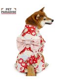 【ペットパラダイス/PET PARADISE / GOODS】のペットパラダイス 菊 牡丹 着物 中型犬 大型犬 レッド|ID: prp329100004718078 ipo3291000000034495552
