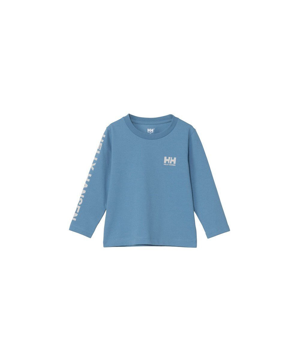 【ヘリーハンセン/HELLY HANSEN / KIDS】の【キッズ・吸汗速乾・UVカット・ECO素材・記名ラベル付】ロングスリーブレターティー インテリア・キッズ・メンズ・レディースファッション・服の通販 founy(ファニー) 　ファッション　Fashion　キッズファッション　Fashion for Kids　トップス・カットソー　Cut & Sew Tops　新作・新入荷　New Arrivals / New In　カットソー　Cut and Sewn Top　スタンダード　Standard, Basic　A/W・秋冬　Autumn/Winter　ムーンライトシー|ID: prp329100004718103 ipo3291000000034091909