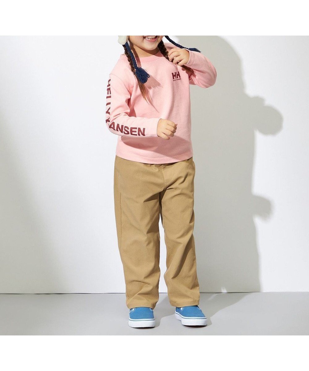 【ヘリーハンセン/HELLY HANSEN / KIDS】の【キッズ】ロングスリーブレターティー インテリア・キッズ・メンズ・レディースファッション・服の通販 founy(ファニー) 　ファッション　Fashion　キッズファッション　Fashion for Kids　トップス・カットソー　Cut & Sew Tops　カットソー　Cut and Sewn Top　スタンダード　Standard, Basic　夏　Summer　S/S・春夏　SS, Spring/Summer, Warm Season　A/W・秋冬　Autumn/Winter　ラグーンピンク|ID: prp329100004718103 ipo3291000000036223275