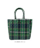 【ルートート/ROOTOTE】の3619【自立・A4収納】EU.ミディアム.チェックキルト-C 01:グリーン|ID: prp329100004718111 ipo3291000000034091926