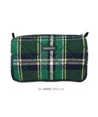 【ルートート/ROOTOTE】の3620【トートのおともに】WR.ポーチ.チェックキルト-C 01:グリーン|ID: prp329100004718112 ipo3291000000034091929