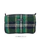 【ルートート/ROOTOTE】の3620【トートのおともに】WR.ポーチ.チェックキルト-C 01:グリーン|ID: prp329100004718112 ipo3291000000035798909