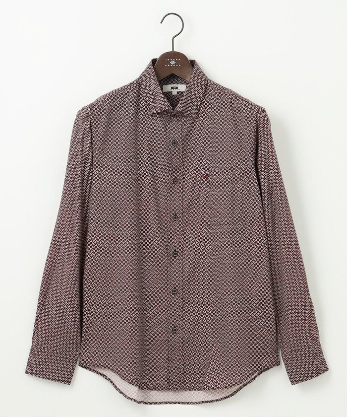 【ジョセフ アブード/JOSEPH ABBOUD / MEN】の【エコ素材】 ヘキサゴンジオメトリックパターン シャツ インテリア・キッズ・メンズ・レディースファッション・服の通販 founy(ファニー) https://founy.com/ ファッション Fashion メンズファッション Fashion for Men トップス・カットソー Cut & Sew Tops メンズシャツ Shirts スカーフ Scarf, Neckwear ドレープ Drape, Draping Fabric なめらか Smooth, Silky Texture プリント Print, Printed Pattern 羽織 Haori, Light Jacket A/W・秋冬 Autumn/Winter |ID: prp329100004718117 ipo3291000000034091949