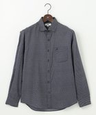 【ジョセフ アブード/JOSEPH ABBOUD / MEN】の【エコ素材】 ヘキサゴンジオメトリックパターン シャツ ネイビー系5|ID: prp329100004718117 ipo3291000000034091952