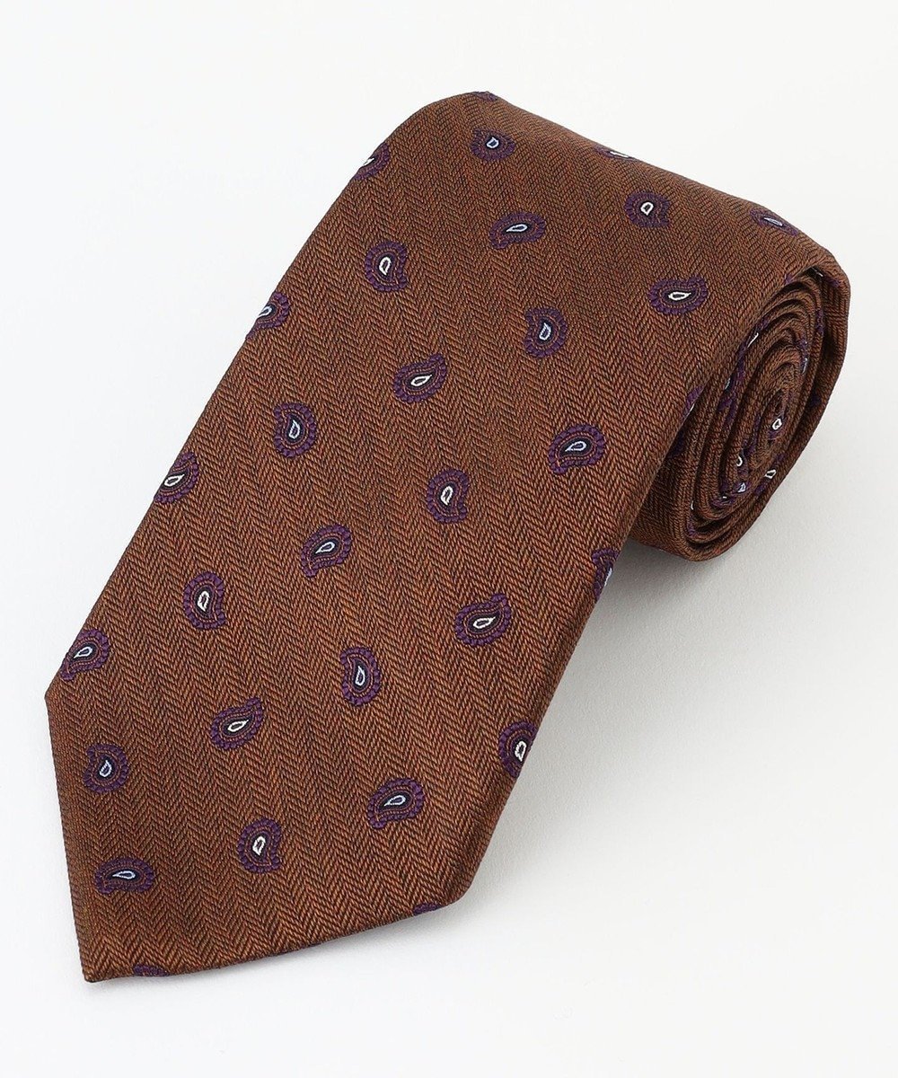 【ジェイ プレス/J.PRESS / MEN】の【J.PRESS SPUN SILK COLLECTION】小紋柄ネクタイ インテリア・キッズ・メンズ・レディースファッション・服の通販 founy(ファニー) 　ファッション　Fashion　メンズファッション　Fashion for Men　おすすめ　Recommended / Our Picks　コレクション　Collection, Seasonal Line　シルク　Silk, 100% Silk　ジャケット　Jacket, Outerwear　スーツ　Suit, Formalwear　ブラウン系7|ID: prp329100004718120 ipo3291000000034091960