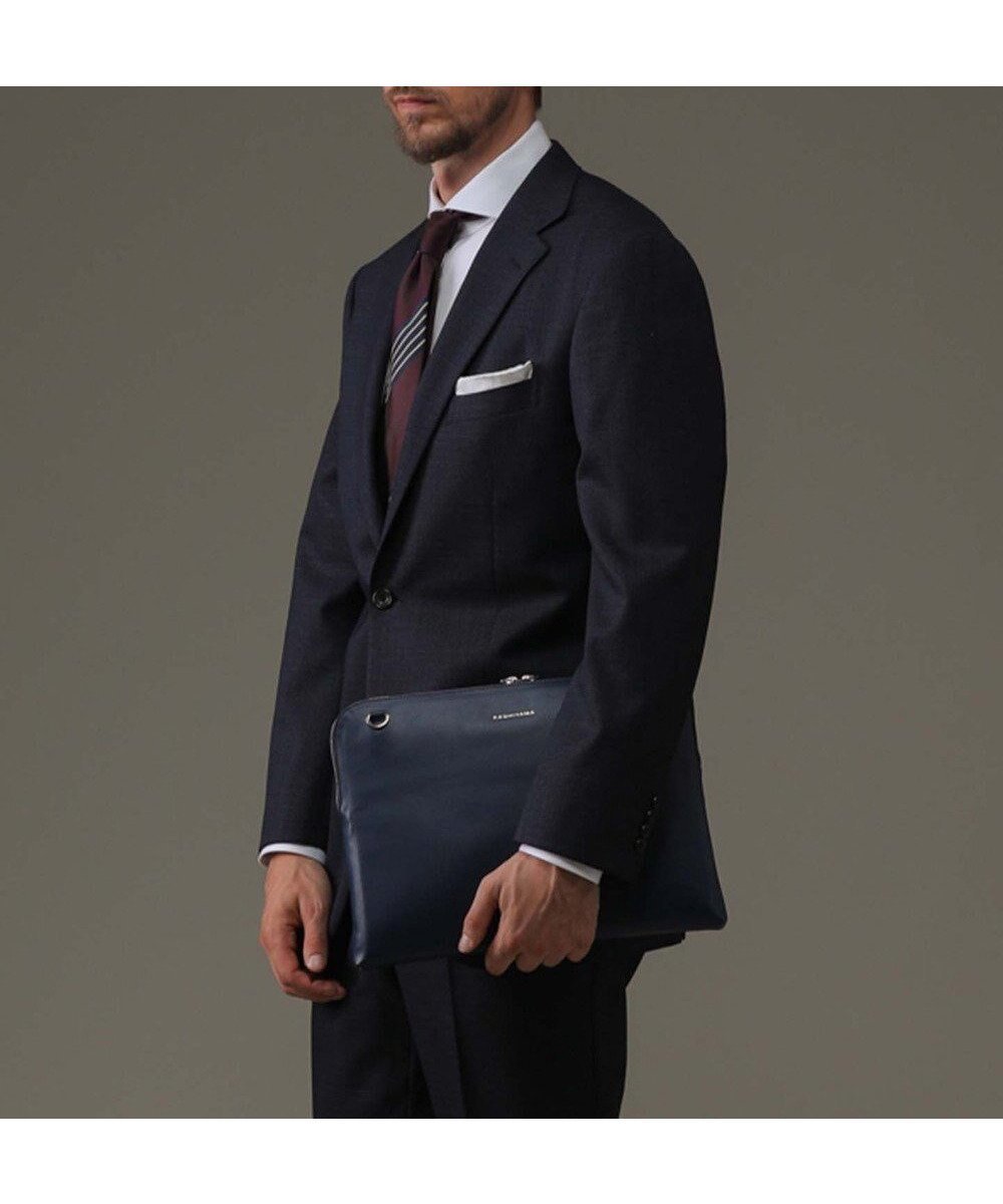 【カシヤマ/KASHIYAMA / MEN】の3WAY PCバッグ インテリア・キッズ・メンズ・レディースファッション・服の通販 founy(ファニー) 　ファッション　Fashion　メンズファッション　Fashion for Men　バッグ　Bags　クラッチ　Clutch, Clutch Bag　抗菌　Antibacterial, Bacteria-Resistant　ショルダー　Shoulder, Shoulder Strap　シンプル　Simple, Minimal　スマート　Smart, Elegant　ポケット　Pocket, Pocket Detail　ビジネス 仕事 通勤　Business / Work / Commuting　ネイビー|ID: prp329100004718121 ipo3291000000034091965