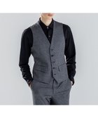 【ジョゼフ オム/JOSEPH HOMME / MEN】の新素材【ストレッチ】シルキーウールジャージー ジレ ライトグレー系|ID: prp329100004718129 ipo3291000000034091992