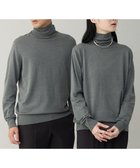 【アンフィーロ/UNFILO / MEN】の【男女兼用】ソフトサーモ アンチピリングニット タートルネック チャコール|ID: prp329100004718135 ipo3291000000036204451