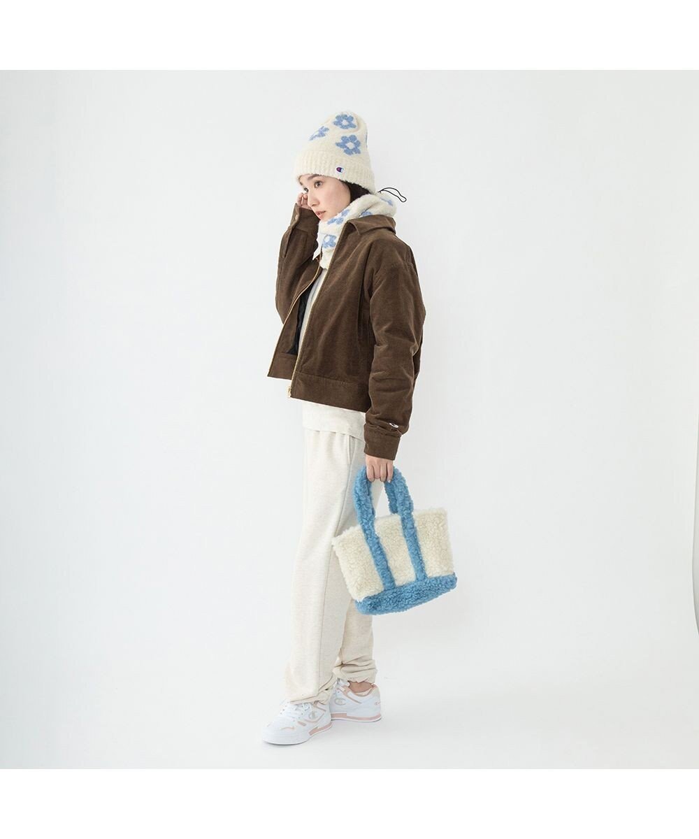 【林八百吉商店/HAYASHIYAOKICHI】のChampion フラワー裏ボアワッチ インテリア・キッズ・メンズ・レディースファッション・服の通販 founy(ファニー) 　ファッション　Fashion　レディースファッション　Fashion for Women　トップス・カットソー　Cut & Sew Tops　ニット　Knit Tops & Sweaters　キャップ&ハット　Hats & Caps　おすすめ　Recommended / Our Picks　キャップ　Cap, Baseball Cap　フラワー　Flower, Floral　帽子　Hat, Headwear　防寒　Cold Protection, Winter-Ready　アイボリー|ID: prp329100004718138 ipo3291000000034092027