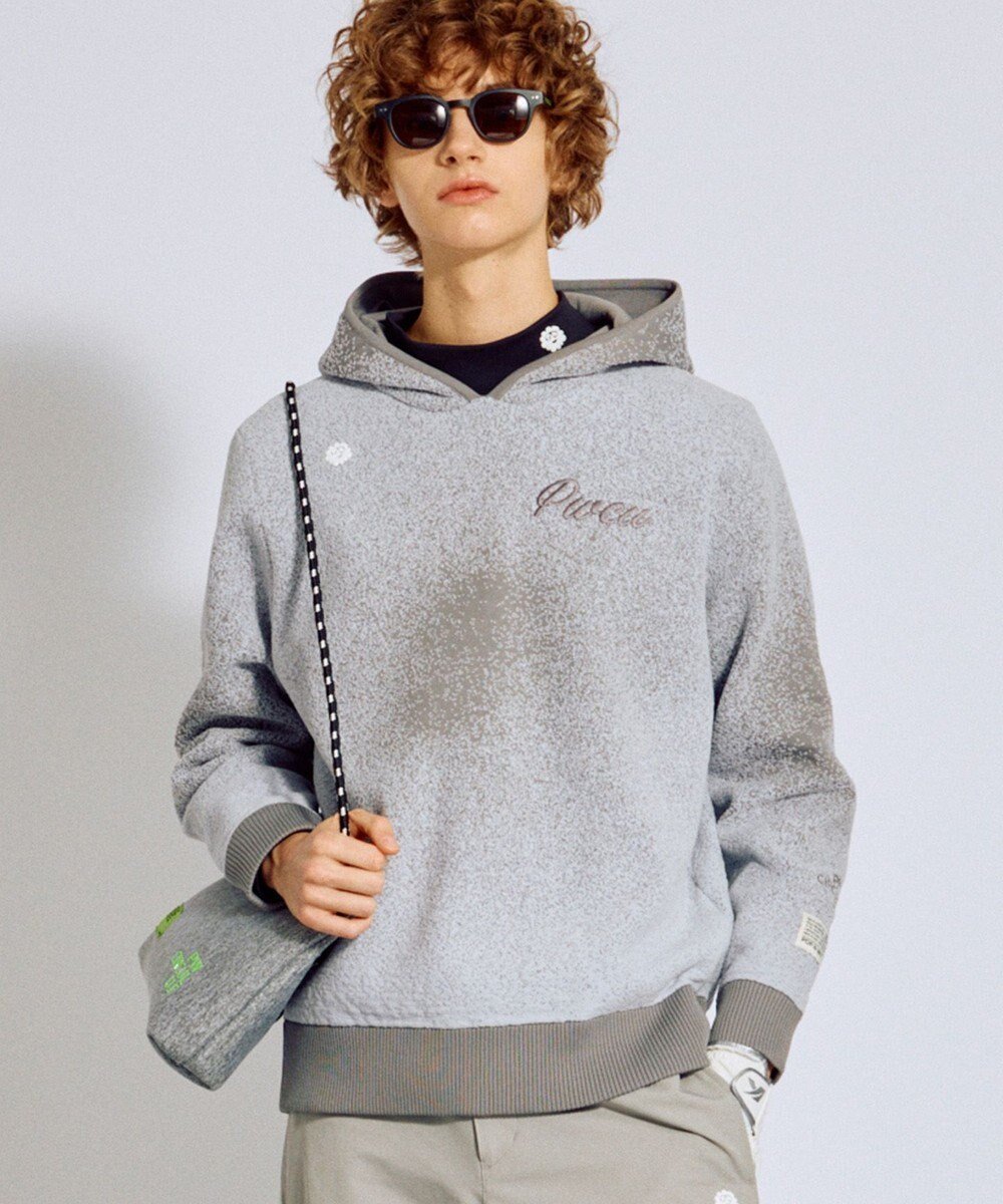 【ピーダブリュサーキュラス/PW CIRCULUS / MEN】の【手洗い洗濯可】【MEN】グラデーションニットフーディ ゴルフ インテリア・キッズ・メンズ・レディースファッション・服の通販 founy(ファニー) 　ファッション　Fashion　メンズファッション　Fashion for Men　トップス・カットソー　Cut & Sew Tops　ニット・セーター / 定番トップス　Knit Tops & Sweaters　秋　Autumn　グラデーション　Gradient, Ombre　スポーティ　Sporty, Casual Athletic　セーター　Sweater, Knitwear　メンズ　Men's, Menswear　冬　Winter / This Winter　A/W・秋冬　Autumn/Winter　エレガント 上品　Elegant　ゴルフ　Golf　2025年　2025　2025-2026秋冬・A/W　Autumn/Winter 2025–26 AW25–26　グレー系|ID: prp329100004718143 ipo3291000000035449819