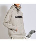 【ピーダブリュサーキュラス/PW CIRCULUS / MEN】の2025 NEW!【手洗い洗濯可】【MEN】キャットグラフィック スエードライク デタッチャブルフーディ ゴルフ グレー系|ID: prp329100004718145 ipo3291000000034092059