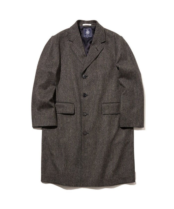 【ジェイ プレス/J.PRESS / MEN】の【J.PRESS ORIGINALS】Lambs Tweed Single Chester Coat / Made in Japan インテリア・キッズ・メンズ・レディースファッション・服の通販 founy(ファニー) https://founy.com/ ファッション Fashion メンズファッション Fashion for Men アウター Men's Coats Outerwear インナー Innerwear ジャケット Jacket, Outerwear ストライプ Stripe, Striped Pattern チェスターコート Chester Coat, Long Coat ツイード／ツィード Choker, Choker Necklace ツイード Twill, Twill Weave バランス Balance, Style Balance 別注 Limited Edition, Custom Order モダン Modern, Contemporary A/W・秋冬 Autumn/Winter 新作・新入荷 New Arrivals / New In 日本製 Made In Japan |ID: prp329100004718149 ipo3291000000034092069