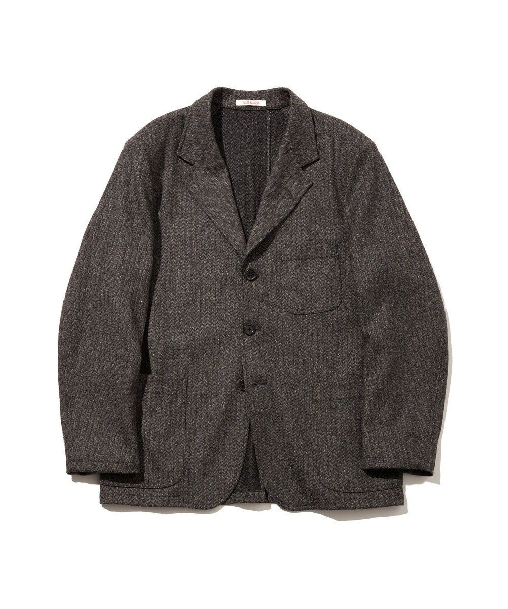 【ジェイ プレス/J.PRESS / MEN】の【J.PRESS ORIGINALS】Lambs Tweed 3B Sack Jacket / Japan Made インテリア・キッズ・メンズ・レディースファッション・服の通販 founy(ファニー) ファッション Fashion メンズファッション Fashion for Men アウター Men's Coats Outerwear テーラードジャケット Tailored Jackets & Blazers インナー Innerwear エレガント 上品 Elegant ヴィンテージ Vintage Style クラシック Classic, Timeless Style ジャケット Jacket, Outerwear ストライプ Stripe, Striped Pattern ツイード/ツィード Choker, Choker Necklace ツイード Twill, Twill Weave バランス Balance, Style Balance ボックス Boxy, Box Shape リラックス Relax, Relaxed Fit A/W・秋冬 Autumn/Winter グレー系1|ID: prp329100004718150 ipo3291000000034242848