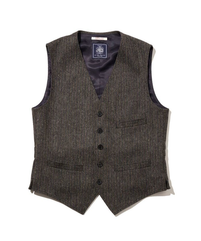 【ジェイ プレス/J.PRESS / MEN】の【J.PRESS ORIGINALS】Lambs Tweed Over Odd Vest / Japan Made インテリア・キッズ・メンズ・レディースファッション・服の通販 founy(ファニー) https://founy.com/ ファッション Fashion メンズファッション Fashion for Men トップス・カットソー Cut & Sew Tops ベスト・ジレ Vests & Gilets ストライプ Stripe, Striped Pattern ツイード/ツィード Choker, Choker Necklace ツイード Twill, Twill Weave バランス Balance, Style Balance ベスト Vest, Waistcoat ワンポイント One Point, Statement Accent A/W・秋冬 Autumn/Winter |ID: prp329100004718151 ipo3291000000034242826