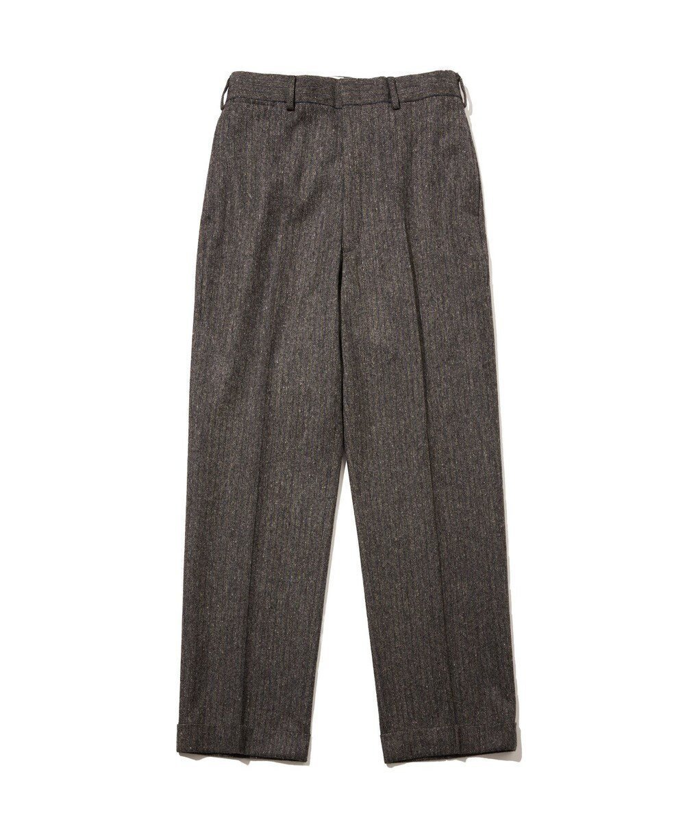 【ジェイ プレス/J.PRESS / MEN】の【J.PRESS ORIGINALS】Lambs Tweed New Piped Stem Slacks / Big Back Belt / Japan Made インテリア・キッズ・メンズ・レディースファッション・服の通販 founy(ファニー) 　ファッション　Fashion　メンズファッション　Fashion for Men　ボトムス　Bottoms　クラシック　Classic, Timeless Style　ストライプ　Stripe, Striped Pattern　ストレート　Straight, Straight Cut　スラックス　Slacks, Dress Pants　ツイード／ツィード　Choker, Choker Necklace　ツイード　Twill, Twill Weave　定番　Standard, Basic Item　A/W・秋冬　Autumn/Winter　新作・新入荷　New Arrivals / New In　グレー系1|ID: prp329100004718152 ipo3291000000034092079