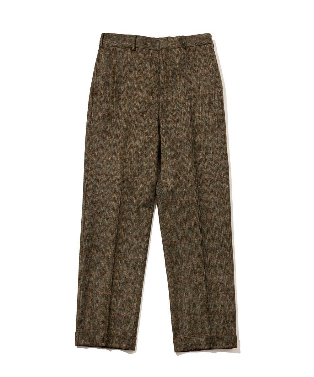 【ジェイ プレス/J.PRESS / MEN】の【J.PRESS ORIGINALS】Lambs Tweed New Piped Stem Slacks / Big Back Belt / Japan Made インテリア・キッズ・メンズ・レディースファッション・服の通販 founy(ファニー) 　ファッション　Fashion　メンズファッション　Fashion for Men　ボトムス　Bottoms　クラシック　Classic, Timeless Style　ストライプ　Stripe, Striped Pattern　ストレート　Straight, Straight Cut　スラックス　Slacks, Dress Pants　ツイード／ツィード　Choker, Choker Necklace　ツイード　Twill, Twill Weave　定番　Standard, Basic Item　A/W・秋冬　Autumn/Winter　新作・新入荷　New Arrivals / New In　カーキ系3|ID: prp329100004718152 ipo3291000000034092080