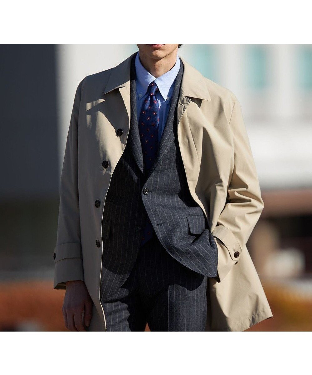 【ジェイ プレス/J.PRESS / MEN】の【驚きの軽さ / オンオフ兼用】【ストレッチ性 / 撥水機能 / 手洗い可】テクニカルライトポプリン カーコート 人気、トレンドファッション・服の通販 founy(ファニー) 　ファッション　Fashion　メンズファッション　Fashion for Men　アウター　Men's Coats Outerwear　春　Spring　軽量　Lightweight, Ultra Light　ショート　Short, Short Length　シンプル　Simple, Minimal　ジャケット　Jacket, Outerwear　ストレッチ　Stretch, Stretchy Fabric　スーツ　Suit, Formalwear　デニム　Denim, Jeans Material　ボックス　Boxy, Box Shape　リラックス　Relax, Relaxed Fit　S/S・春夏　SS, Spring/Summer, Warm Season　夏　Summer　エレガント 上品　Elegant　ビジネス 仕事 通勤　Business / Work / Commuting　 other-1|ID: prp329100004718154 ipo3291000000034092084