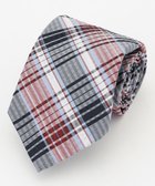 【ジェイ プレス/J.PRESS / MEN】のシルクシアサッカー マドラスチェック ネクタイ ネイビー系3|ID: prp329100004718157 ipo3291000000034272626