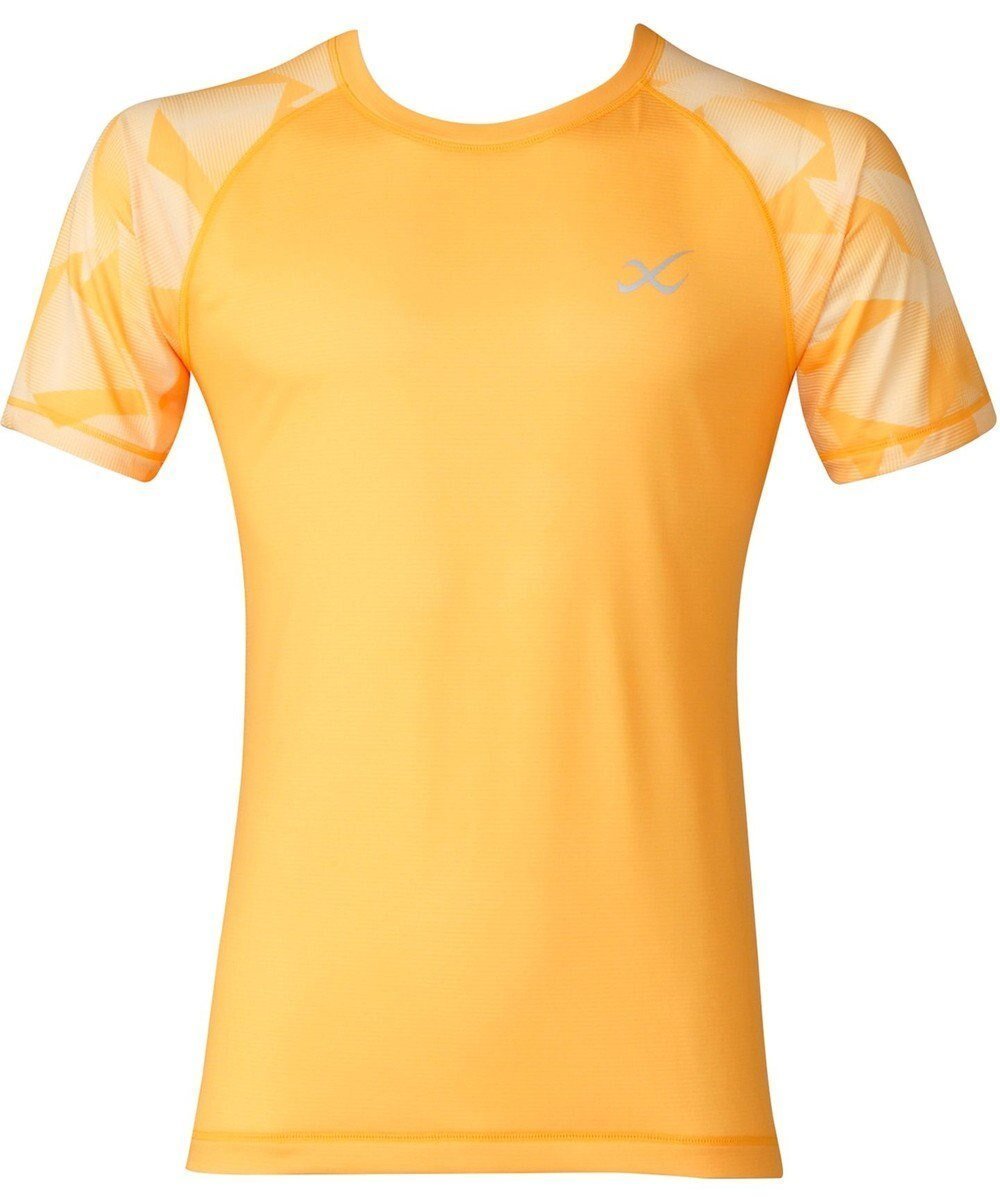 【シーダブリューエックス/CW-X / MEN】の【MEN】アウター Tシャツ 半袖 /ワコール DLO195 インテリア・キッズ・メンズ・レディースファッション・服の通販 founy(ファニー) 　ファッション　Fashion　メンズファッション　Fashion for Men　アウター　Men's Coats Outerwear　トップス・カットソー　Cut & Sew Tops　メンズシャツ　Shirts　おすすめ　Recommended / Our Picks　ランニング　Running, Running Wear, Activewear, Jogging　半袖　Short Sleeve, Half Sleeve　オレンジ|ID: prp329100004718159 ipo3291000000034092109