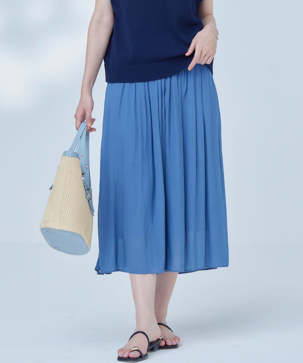 【組曲/KUMIKYOKU】の【WEB限定】シアープリーツライクシフォン パンツ インテリア・キッズ・メンズ・レディースファッション・服の通販 founy(ファニー) ファッション Fashion レディースファッション Fashion for Women パンツ Pants & Trousers ギャザー Gathered, Ruffled シアー Sheer, See-Through シフォン Chiffon, Lightweight Fabric ジョーゼット Georgette, Semi-Sheer Fabric トレンド Trend, Trending Now ドレープ Drape, Draping Fabric プリーツ Pleats, Pleated ボトム Bottoms, Lower Wear ポケット Pocket, Pocket Detail ヴィンテージ Vintage Style 夏 Summer 春 Spring S/S・春夏 SS, Spring/Summer, Warm Season ダスティブルー系|ID: prp329100004718182 ipo3291000000034253635