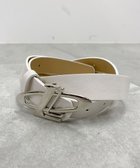 【ウィゴー/WEGO】のLバックルデザインベルト1 ホワイト|ID: prp329100004718187 ipo3291000000034411044